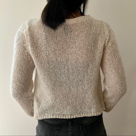 H&M Sequined White Cardigan - Picture 3 of 5